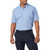 Men's Professional Short Sleeve Polo - Fire Med Blue - Front Men's Professional Short Sleeve Polo - Fire Med Blue - Front