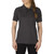 Women's Helios Short Sleeve Polo - Charcoal - Front Women's Helios Short Sleeve Polo - Charcoal - Front
