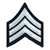 SGT Chevrons, White/Black, 3" Wide, Pairs SGT Chevrons, White/Black, 3" Wide, Pairs