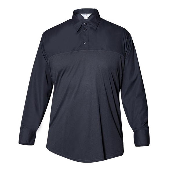 Men's Command 100% Polyester Hybrid Long Sleeve Shirt - LAPD Navy