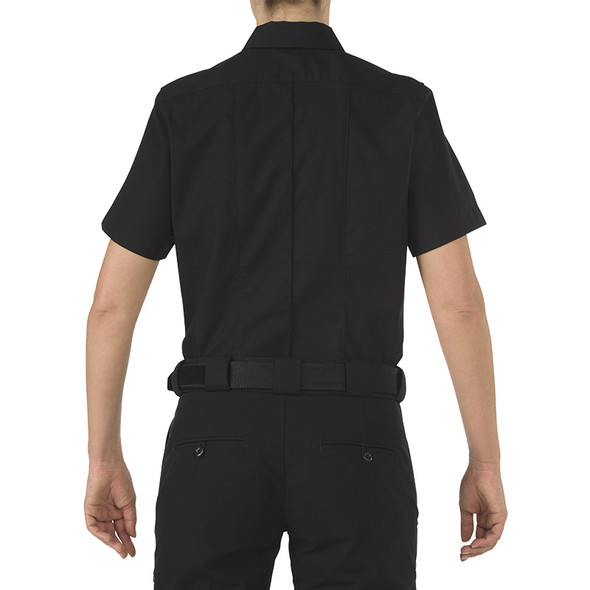 Women's Stryke PDU Class B Short Sleeve Shirt - Black (back)