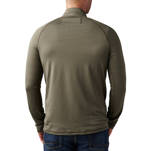 Stratos 1/4 Zip - Ranger Green - Back