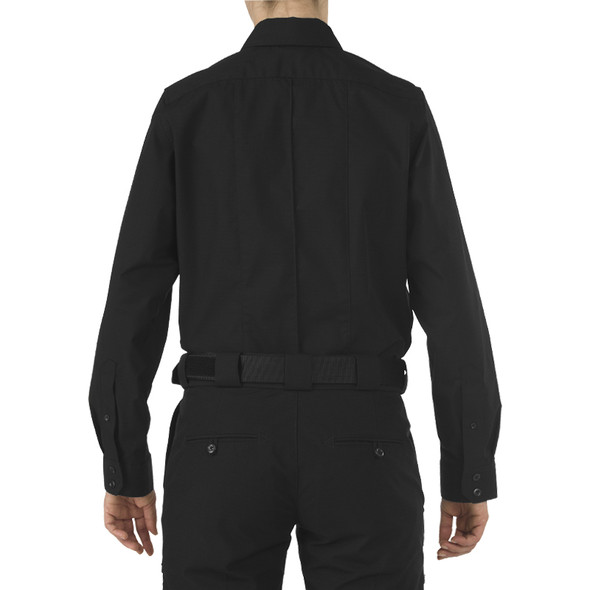 Women's Stryke PDU Class B Long Sleeve Shirt - Black (back)