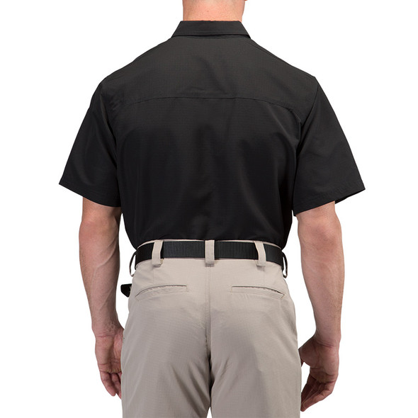 Fast-Tac Short Sleeve Shirt - Black (back)