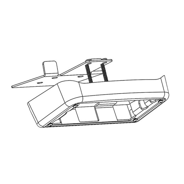 Overhead Console for 2020+ Ford Interceptor Utility and Explorer (isoview drawing)