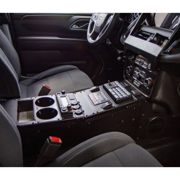 9" Wide Medium Angled 22" Console for 2021+ Tahoe PPV (installed)