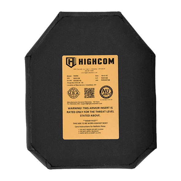 HighCom 3s9 Level III++ SA Rifle Plate - Parr Public Safety