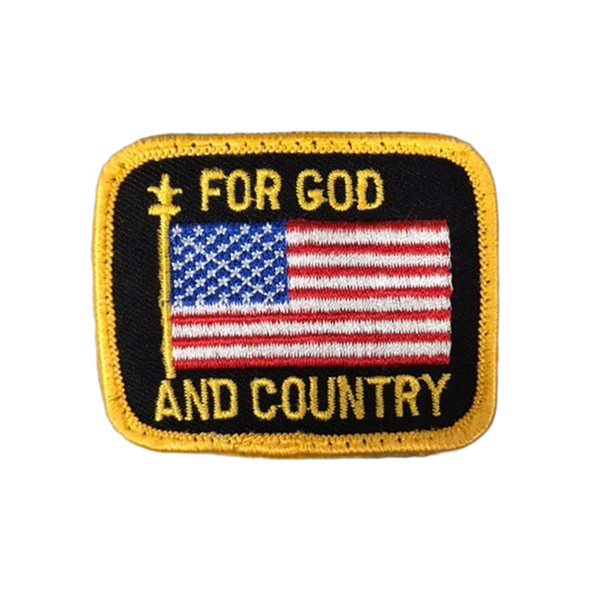 For God and Country Patch