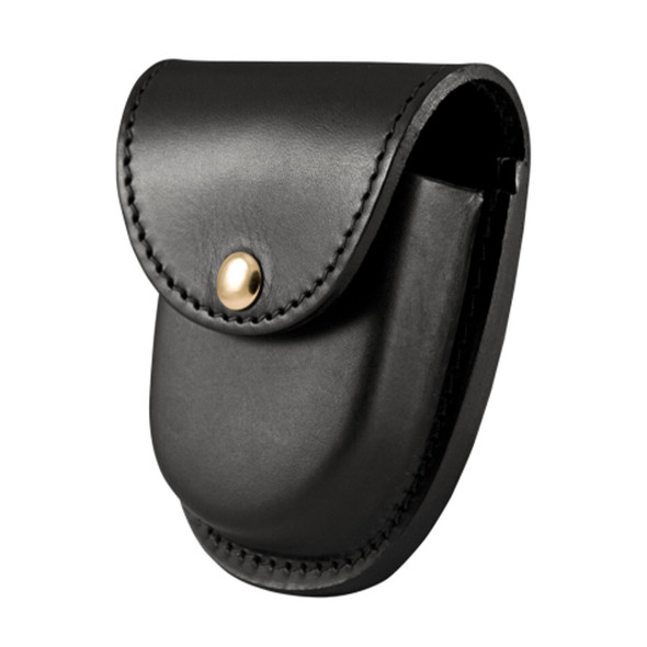 XL Rounded Cuff Case, Slot Back - Plain - Gold Hardware