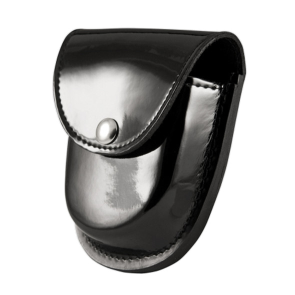 XL Rounded Cuff Case, Slot Back - Clarino - Silver Hardware