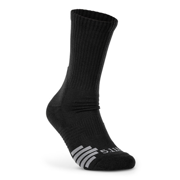 Duty Ready Plus Crew Socks (3-Pack) - Black - Single