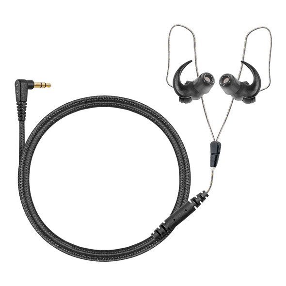 N-ear 360 Flexo® Dual Radio Earpiece w. Braided Fiber & Protectr® Ear Molds
