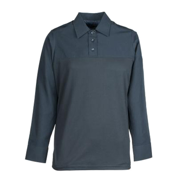 Sorbtek EXS Stretch Ripstop Long-Sleeve Base Layer Polo - Dark Navy