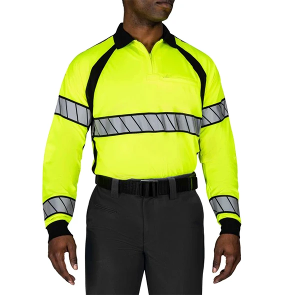 Long Sleeve Hi-Vis Polo Shirt