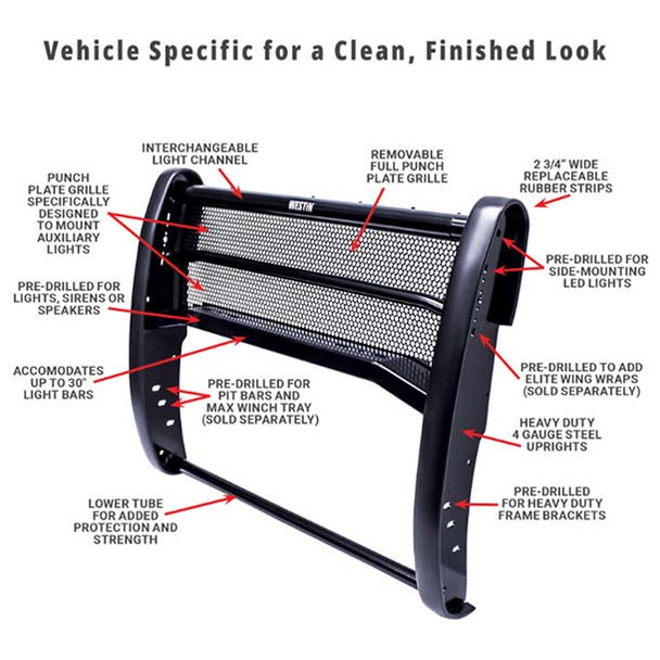 Westin Push Bumper EliteXD (infographic)