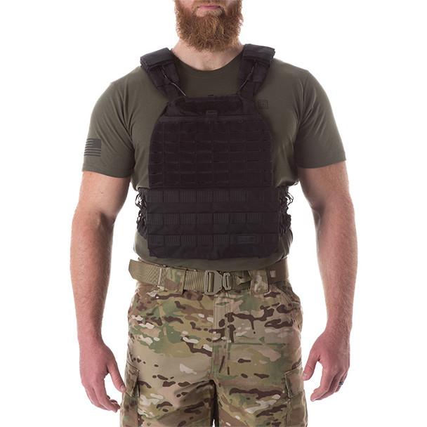 TacTec Plate Carrier - Black (model front)