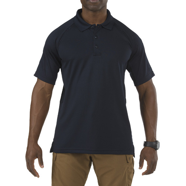 Men's Performance Short Sleeve Polo - Dark Navy (front)