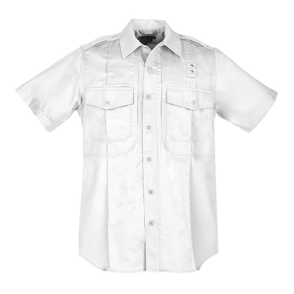Twill PDU Class B Short Sleeve Shirt - Uniform White