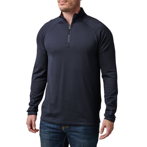 Stratos 1/4 Zip - Dark Navy (front)