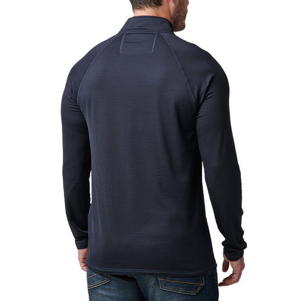 Stratos 1/4 Zip - Dark Navy (back)