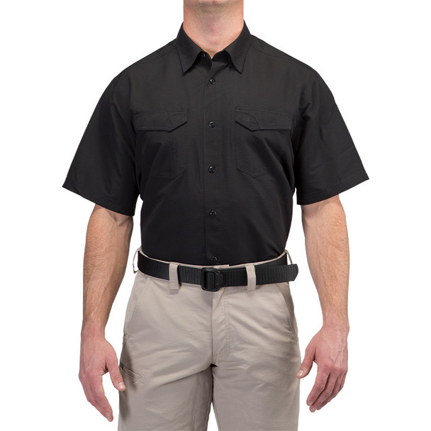 Fast-Tac Short Sleeve Shirt - Black (front)