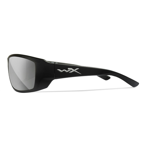 WX Kobe - Silver Flash Lens + Matte Black Frame (side)