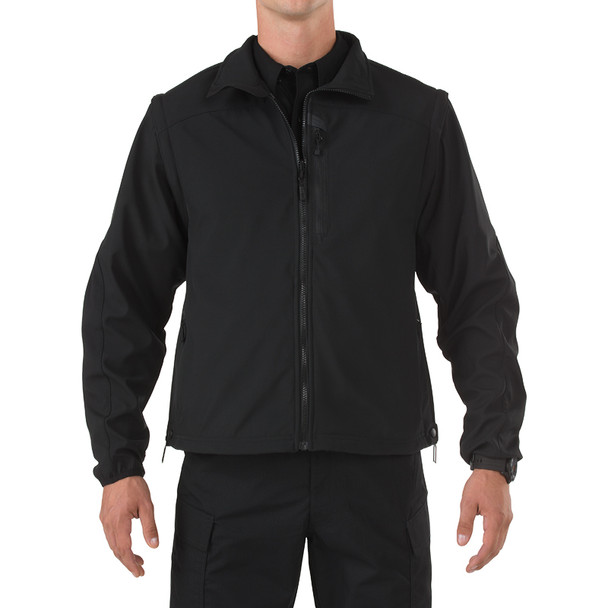 Valiant Softshell Jacket - Black (front)