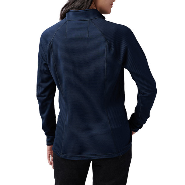 Women's Stratos 1/4 Zip - Peacoat (back)