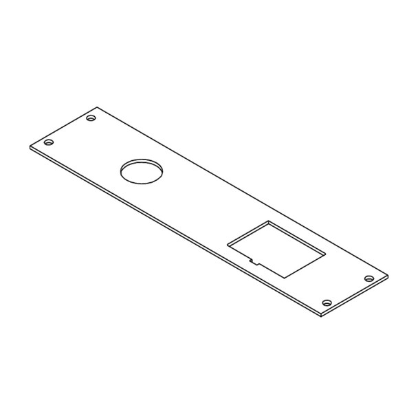 1-Piece Equipment Mounting Bracket (C-EB20-USB-1P) (isoview drawing)