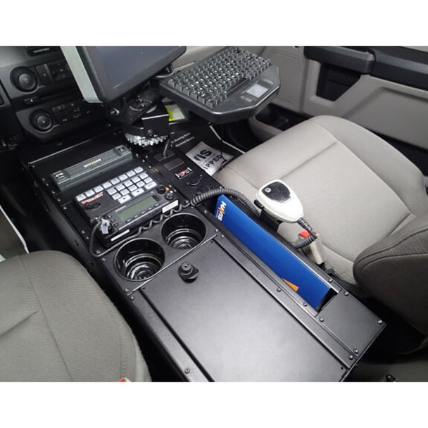 Vehicle-Specific Console for 2022+ Ford Expedition SSV (installed)