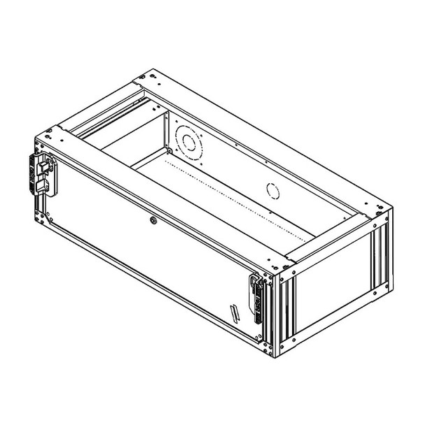 Large Modular Storage Drawer with Medium-Duty Lock (isoview drawing)
