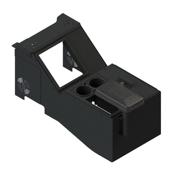 Console Package - Ford Pickup Truck Console with Internal Cup Holder - Rear Armrest