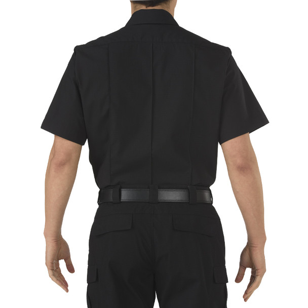 Men's Stryke PDU Class B Short Sleeve Shirt - Black (back)