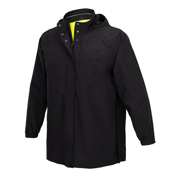 DutyGuard RT Reversible Rain Jacket - Black