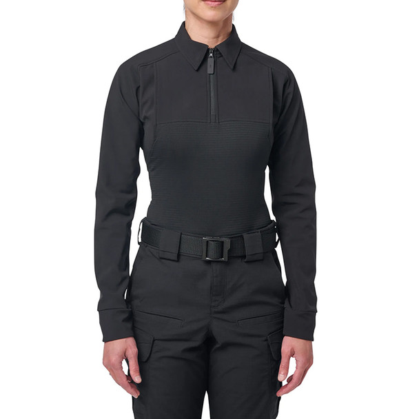 Women's Rapid PDU® CLD Long Sleeve Shirt - Black (front)