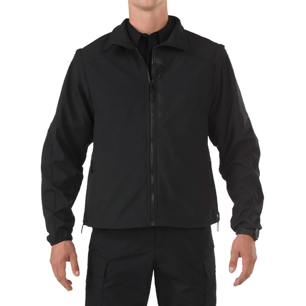 Valiant Duty Jacket - Black (softshell front)