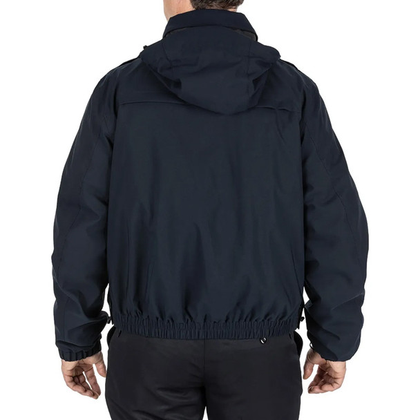 4-in-1 Patrol Jacket 2.0 - Dark Navy (full jacket back)