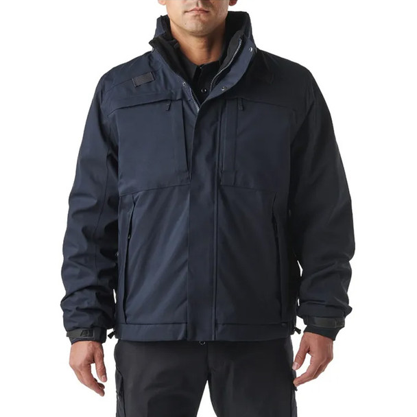 5-in-1 Jacket 2.0 - Black (full jacket front)