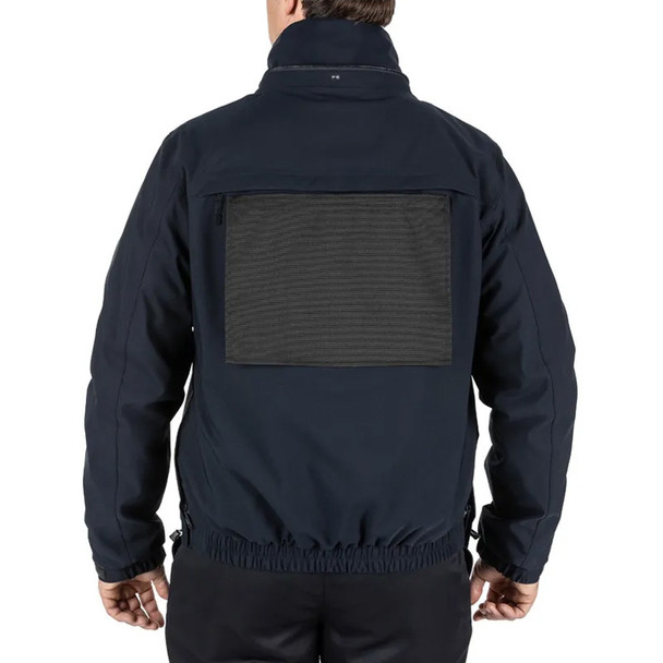 5-in-1 Jacket 2.0 - Black (back storm flap)