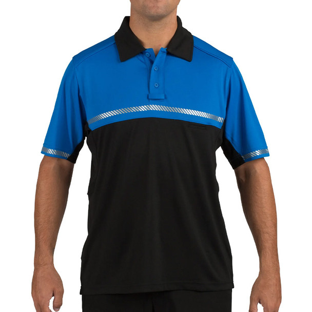 Bike Patrol Short Sleeve Polo - Royal Blue (front)