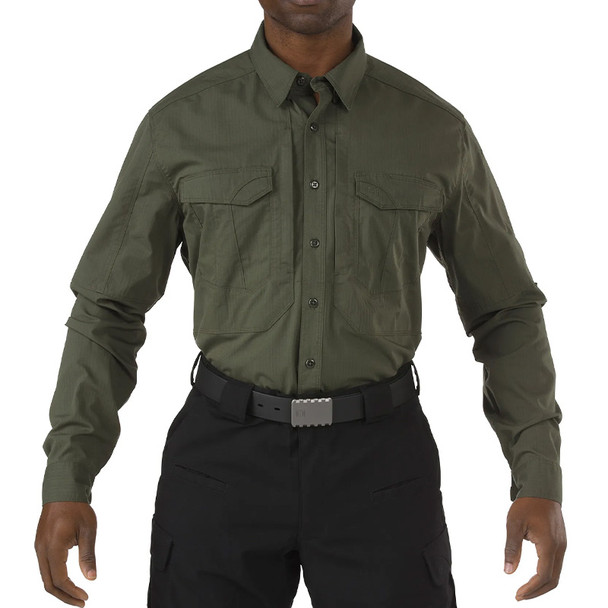 Men's Stryke® Long Sleeve Shirt - TDU Green