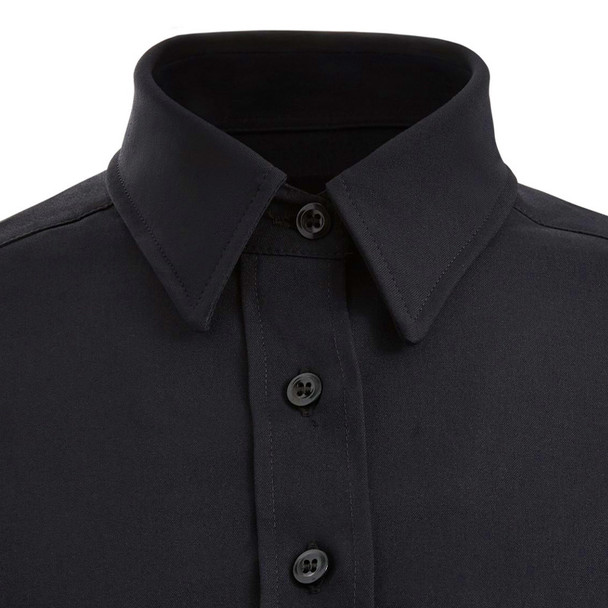 Women's Core S.T.A.T. Long Sleeve Hybrid Patrol Shirt - LAPD Navy (collar)