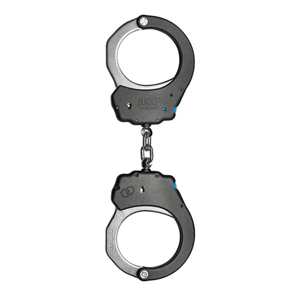 Chain Ultra Plus Cuffs (Steel Bow) - 2 Pawl (Blue-Security)