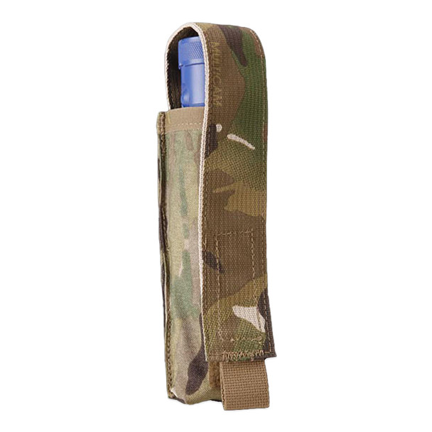 Hook/Loop Flap Flashlight Pouch - Multicam