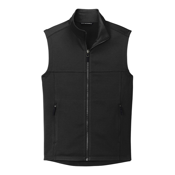 Men's Collective Smooth Fleece Vest - Deep Black