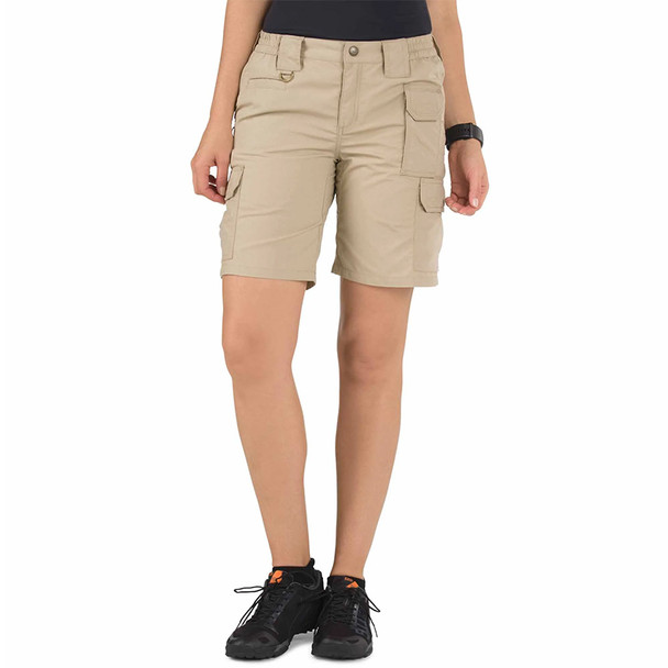 Women's TACLITE® Pro 9" Ripstop Short - TDU Khaki - Front