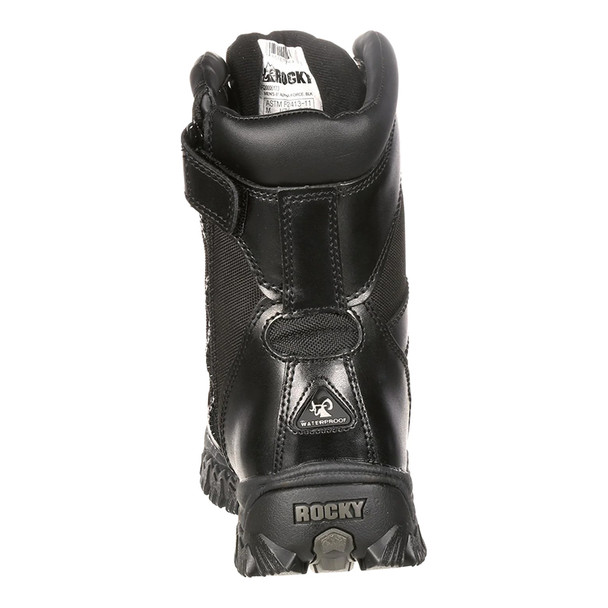 Rocky AlphaForce Zipper Composite Toe Public Service Boot - Back Rocky AlphaForce Zipper Composite Toe Public Service Boot - Back