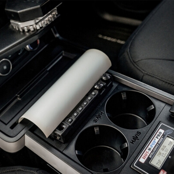 Brother PocketJet Printer Mount for VSX Consoles for 2020+ Ford Interceptor Utility - Installed