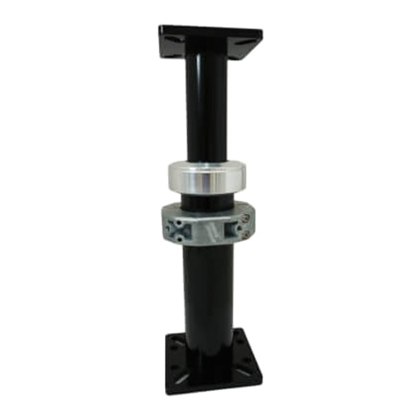 8.5" Heavy-Duty Telescoping Pole Kit for Wide VSX Console with Front Printer Mount for 2021+ Chevrolet Tahoe PPV & SSV (2)