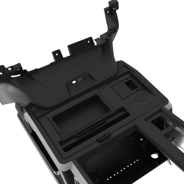 Wide VSX Console with Front Printer Mount or Integrated Storage Bin for 2025 Chevrolet Tahoe PPV & SSV (3)